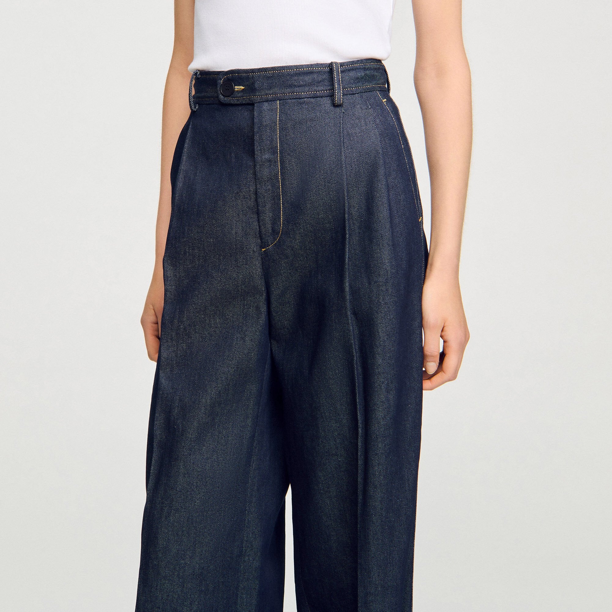 Sandro / Denim suit trousers Deep Blue