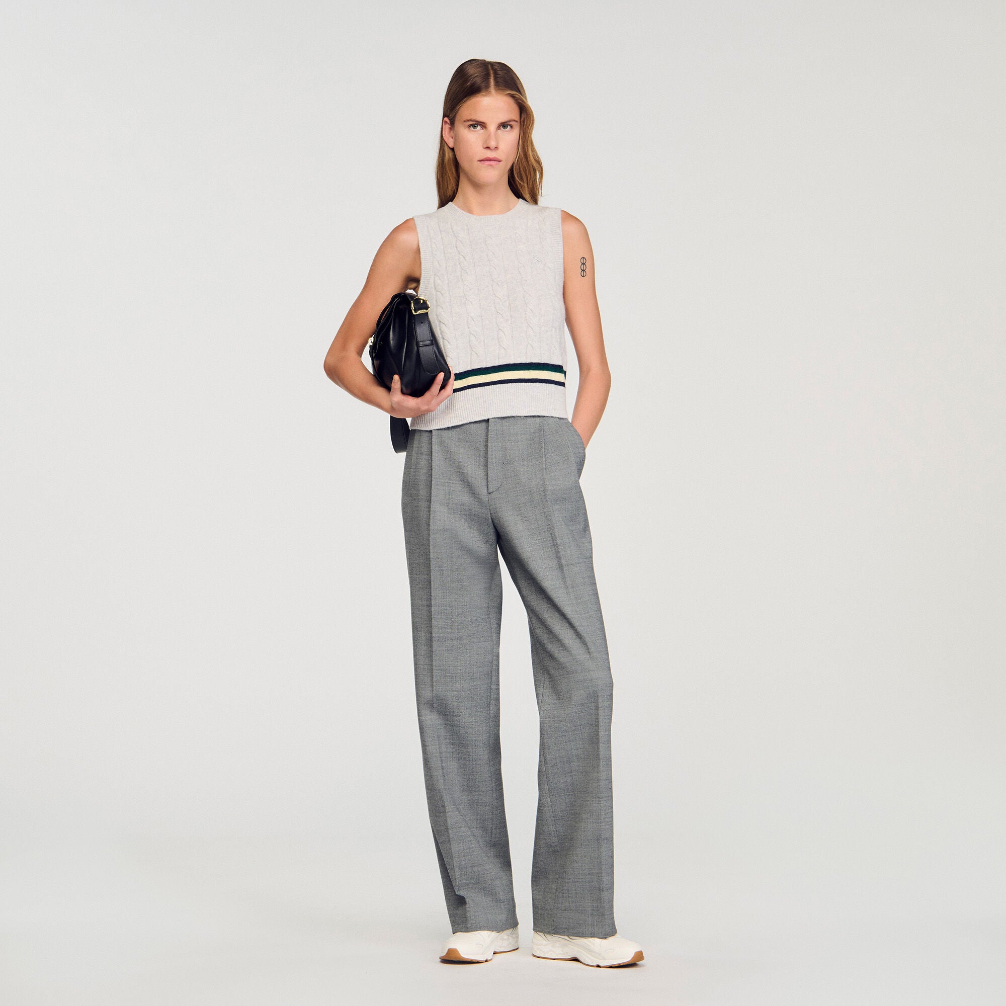 Sandro / Straight-leg trousers Grey