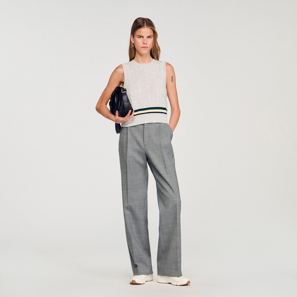 Sandro / Straight-leg trousers Grey
