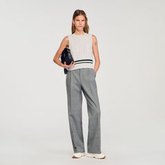 Sandro / Straight-leg trousers Grey