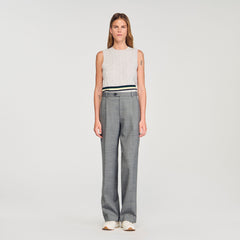 Sandro / Straight-leg trousers Grey