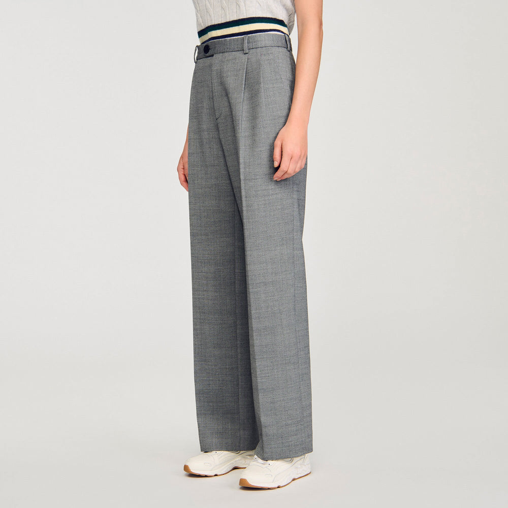 Sandro / Straight-leg trousers Grey