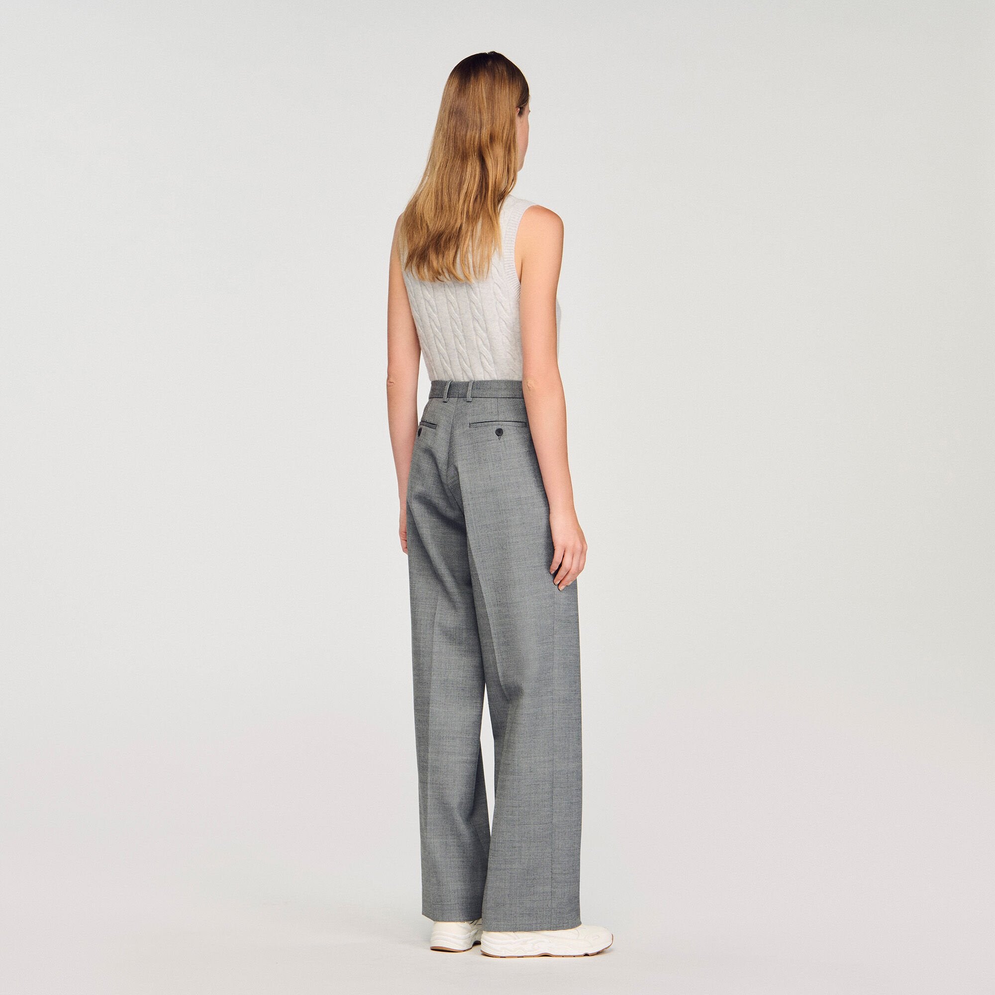 Sandro / Straight-leg trousers Grey