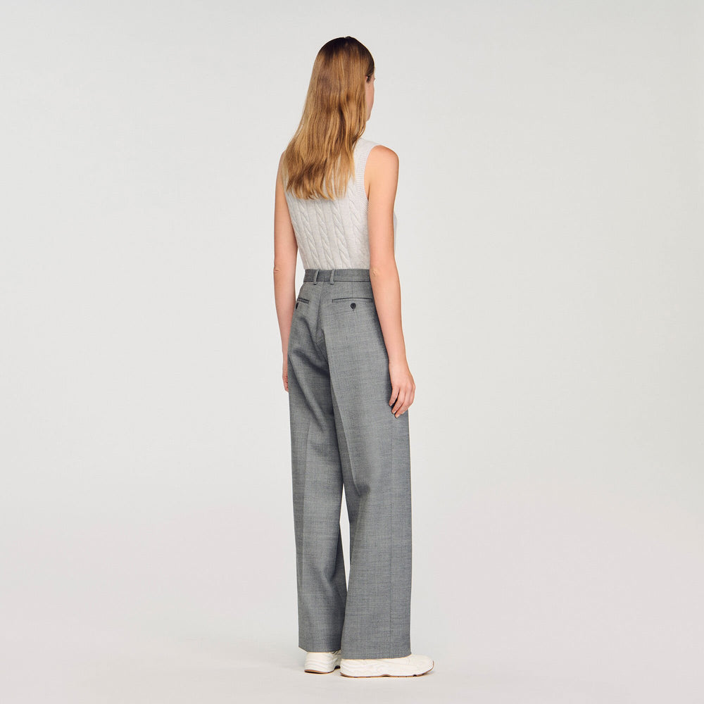Sandro / Straight-leg trousers Grey