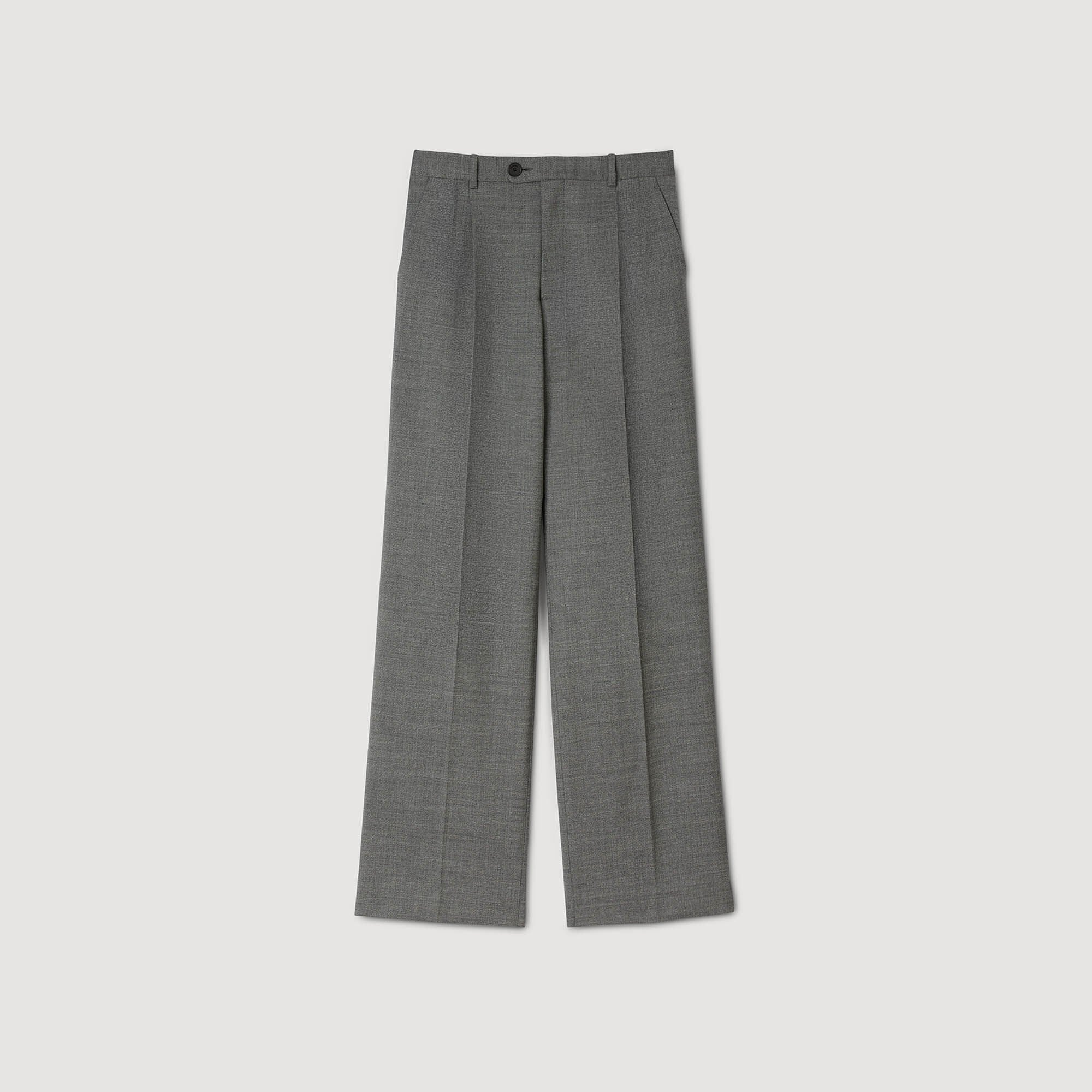Sandro / Straight-leg trousers Grey