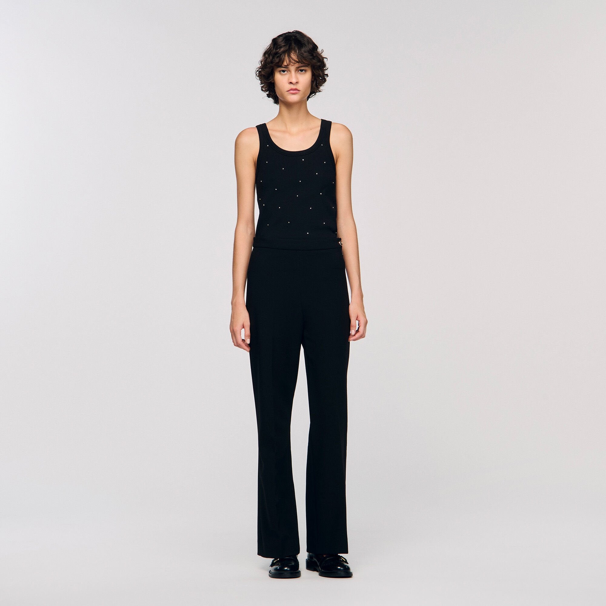 Sandro / Straight-leg trousers Black