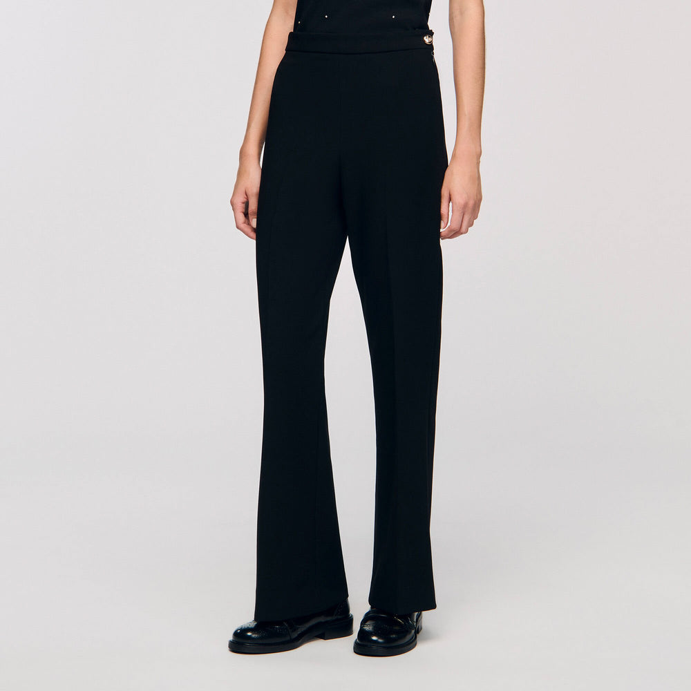 Sandro / Straight-leg trousers Black