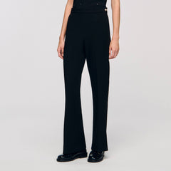 Sandro / Straight-leg trousers Black