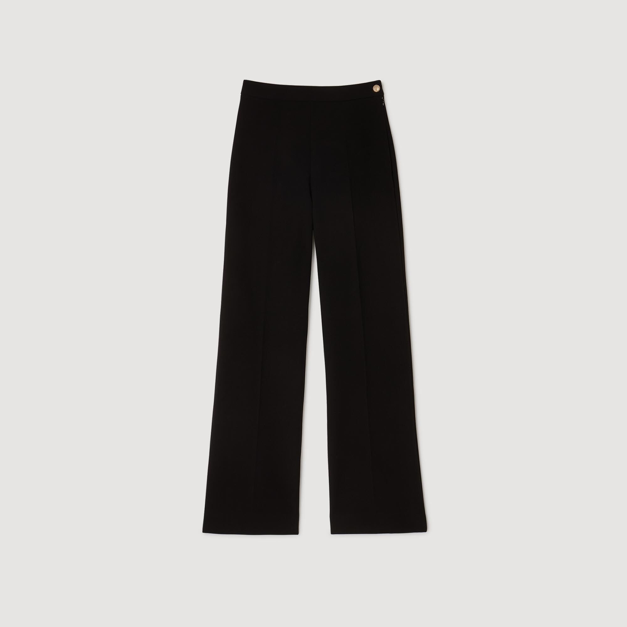 Sandro / Straight-leg trousers Black