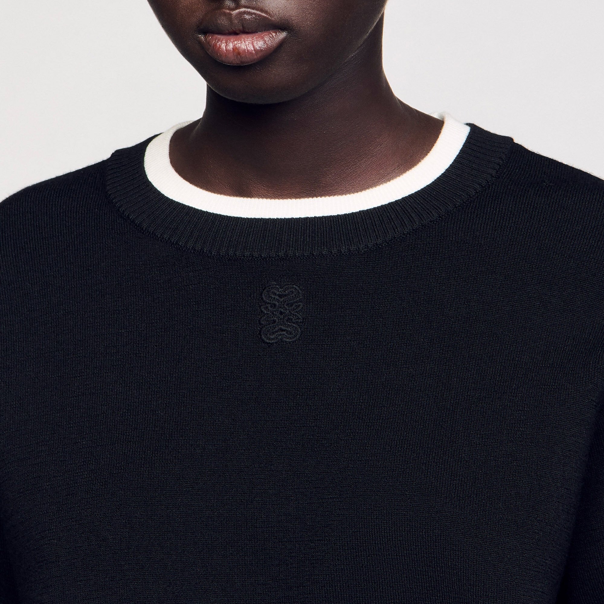 Sandro / Wool blend sweater Black