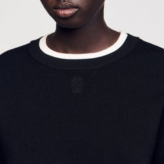 Sandro / Wool blend sweater Black