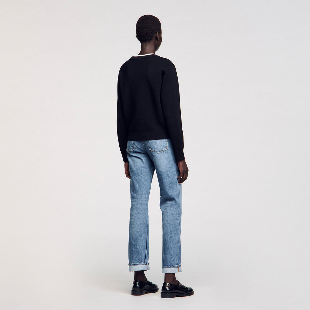 Sandro / Wool blend sweater Black