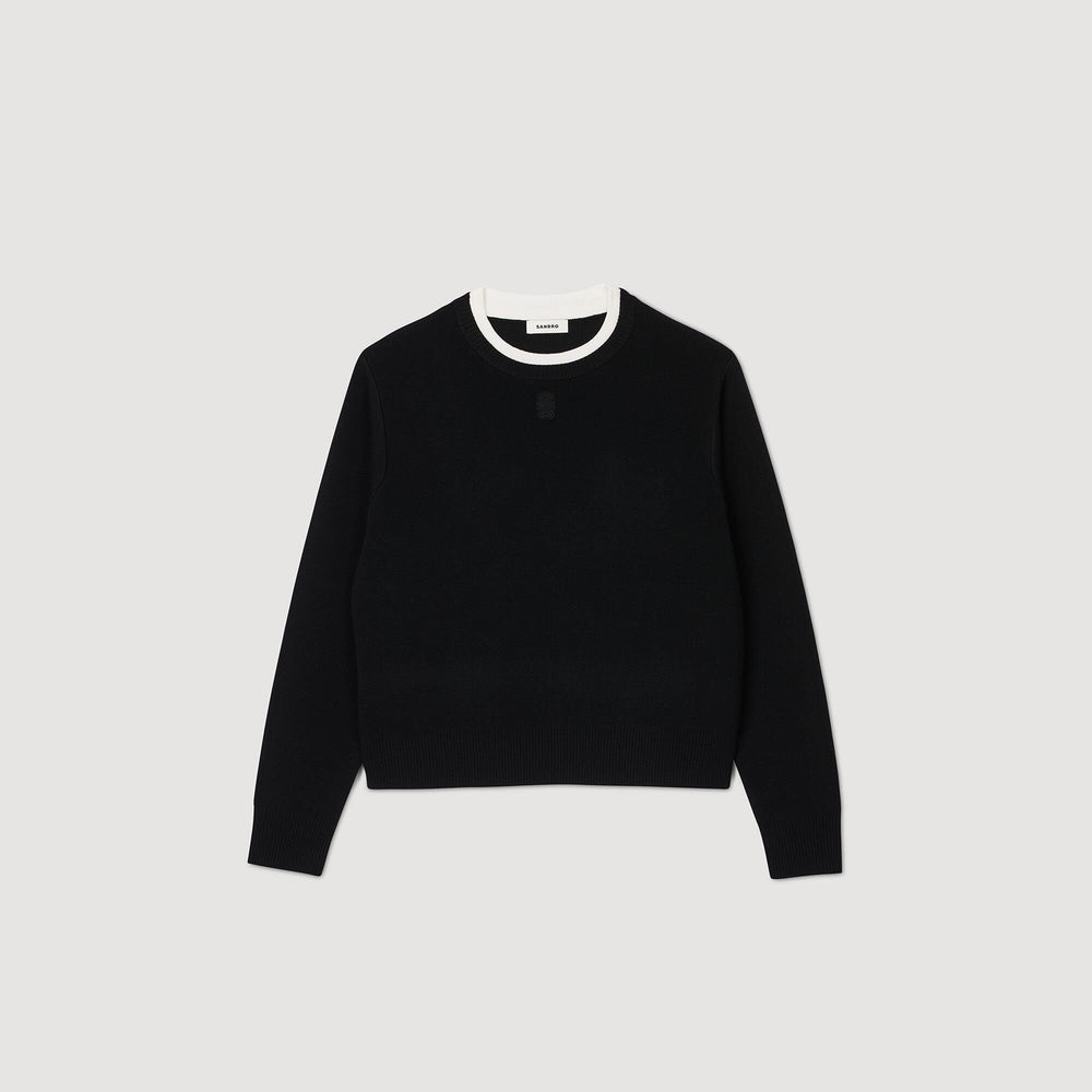 Sandro / Wool blend sweater Black