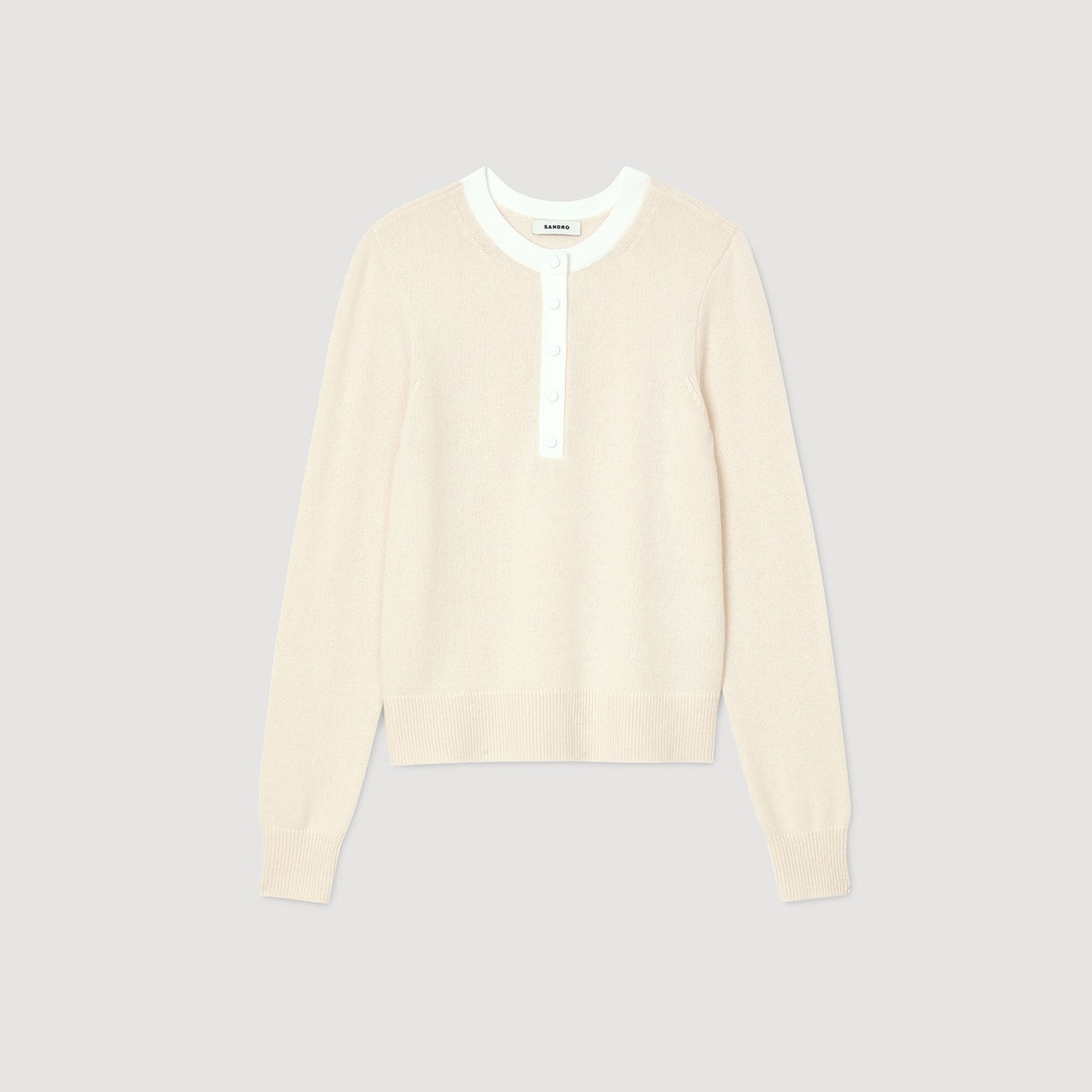 Sandro / Wool and cashmere sweater Nude
