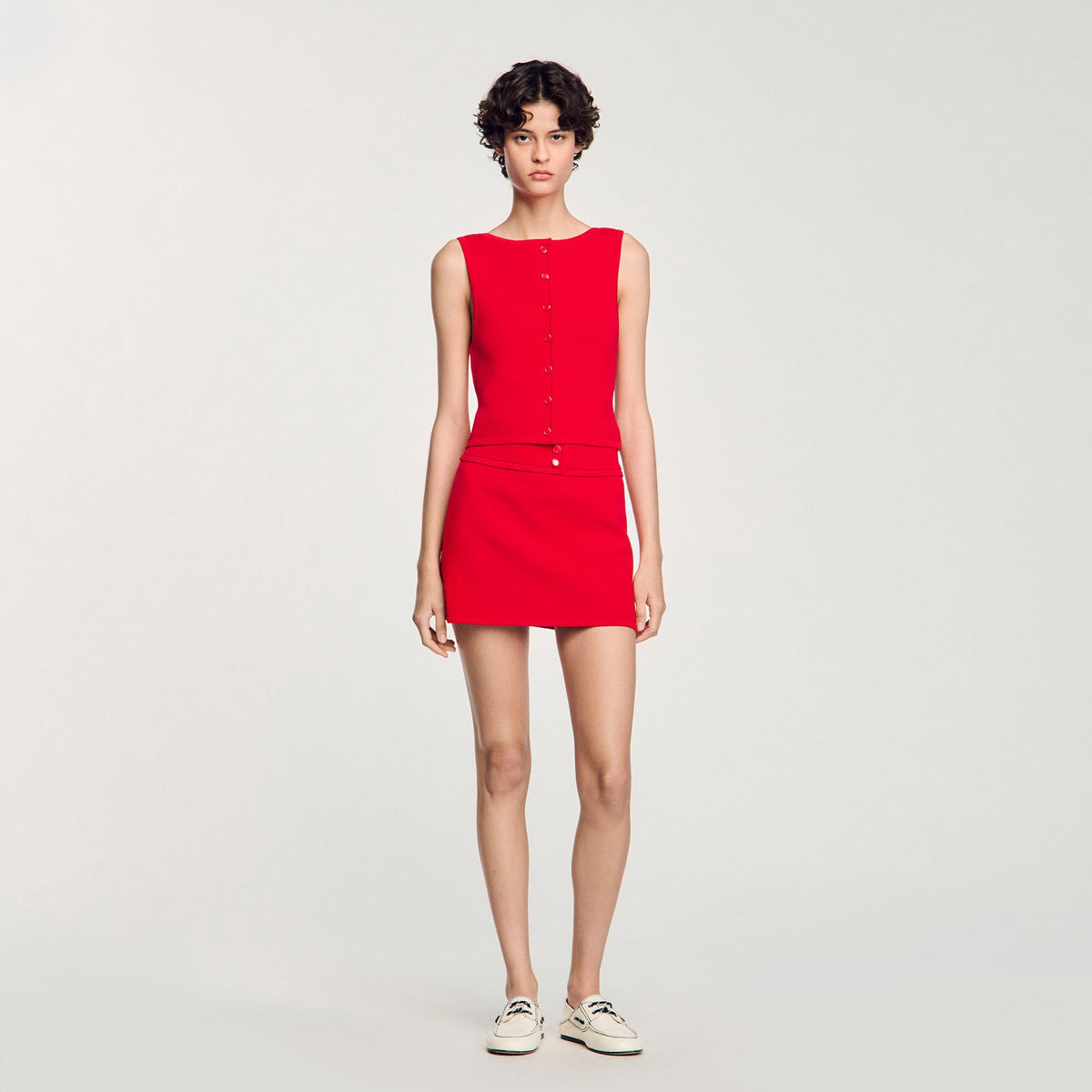 Sandro / Sleeveless sweater Red