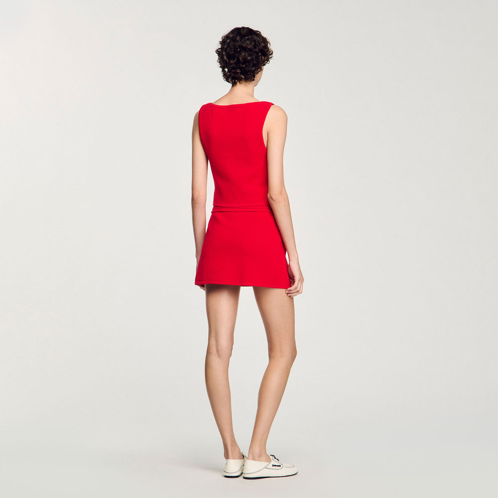Sandro / Sleeveless sweater Red