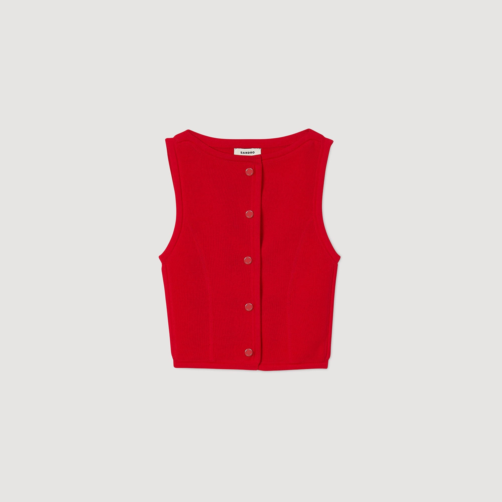 Sandro / Sleeveless sweater Red