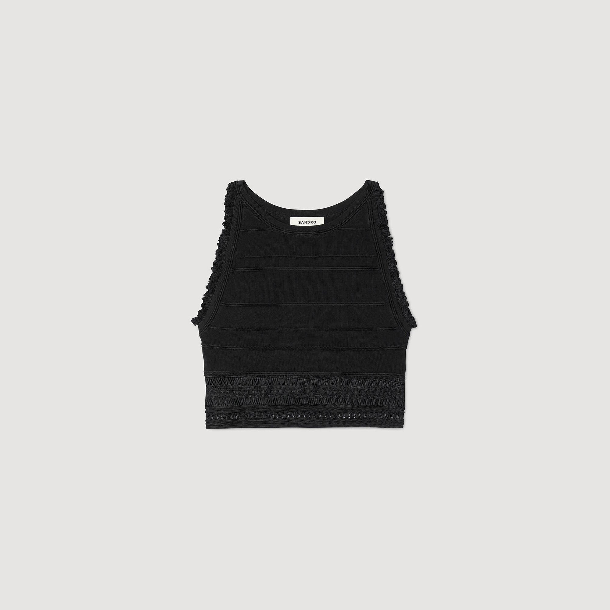 Sandro / Sleeveless top Black