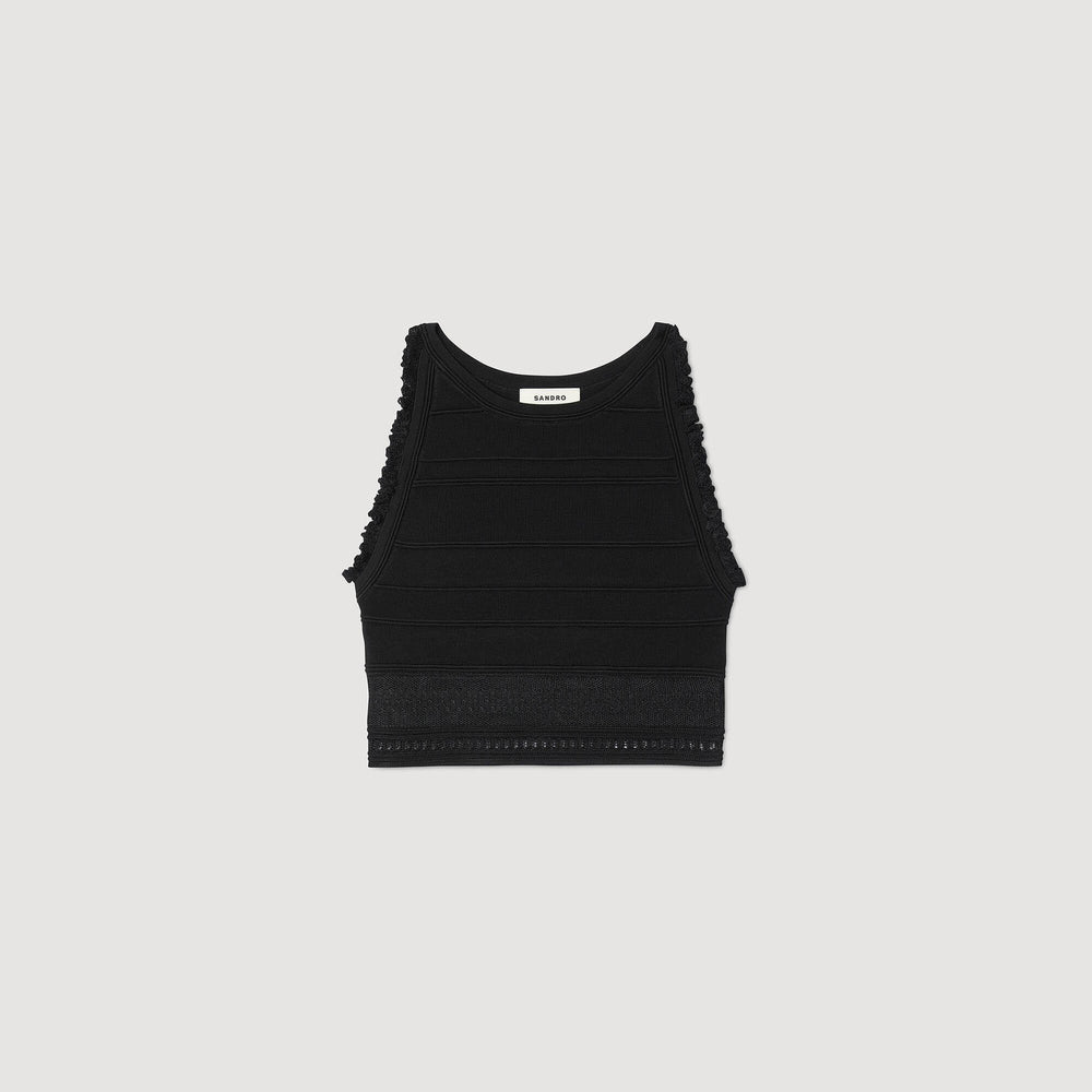 Sandro / Sleeveless top Black