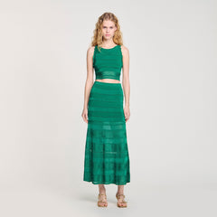 Sandro / Sleeveless top Emeuraude Green