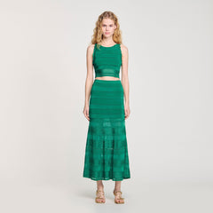 Sandro / Sleeveless top Emeuraude Green