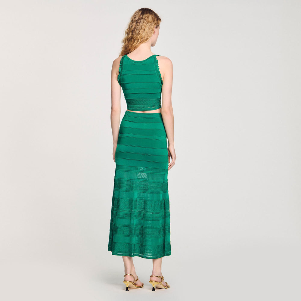 Sandro / Sleeveless top Emeuraude Green