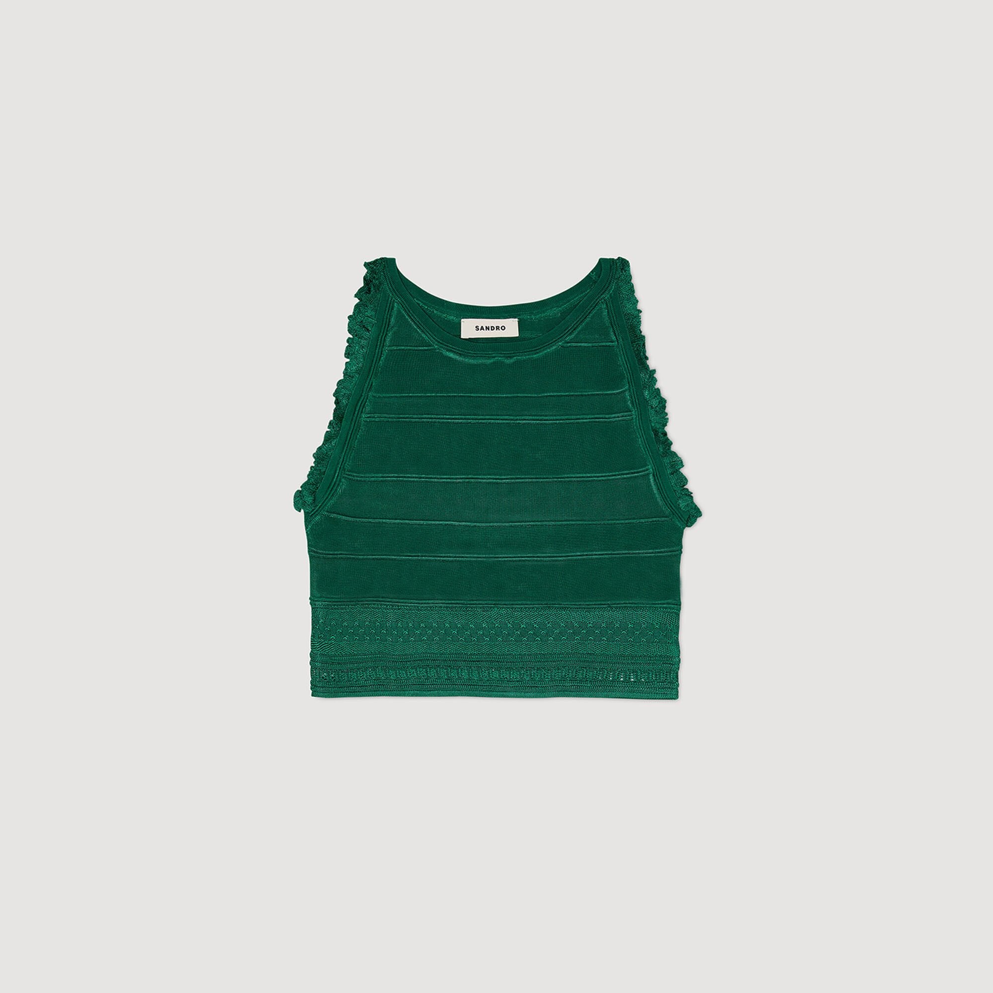 Sandro / Sleeveless top Emeuraude Green