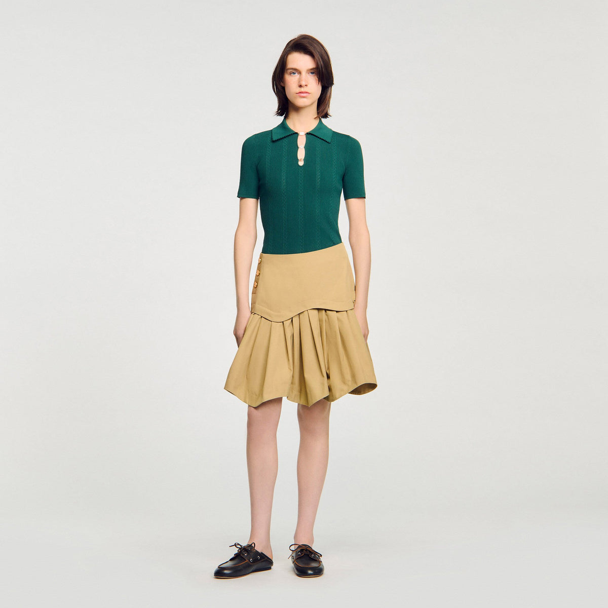 Sandro / Polo sweater Dark Green
