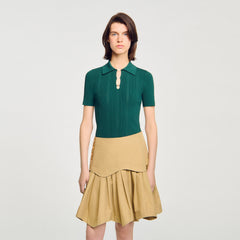 Sandro / Polo sweater Dark Green