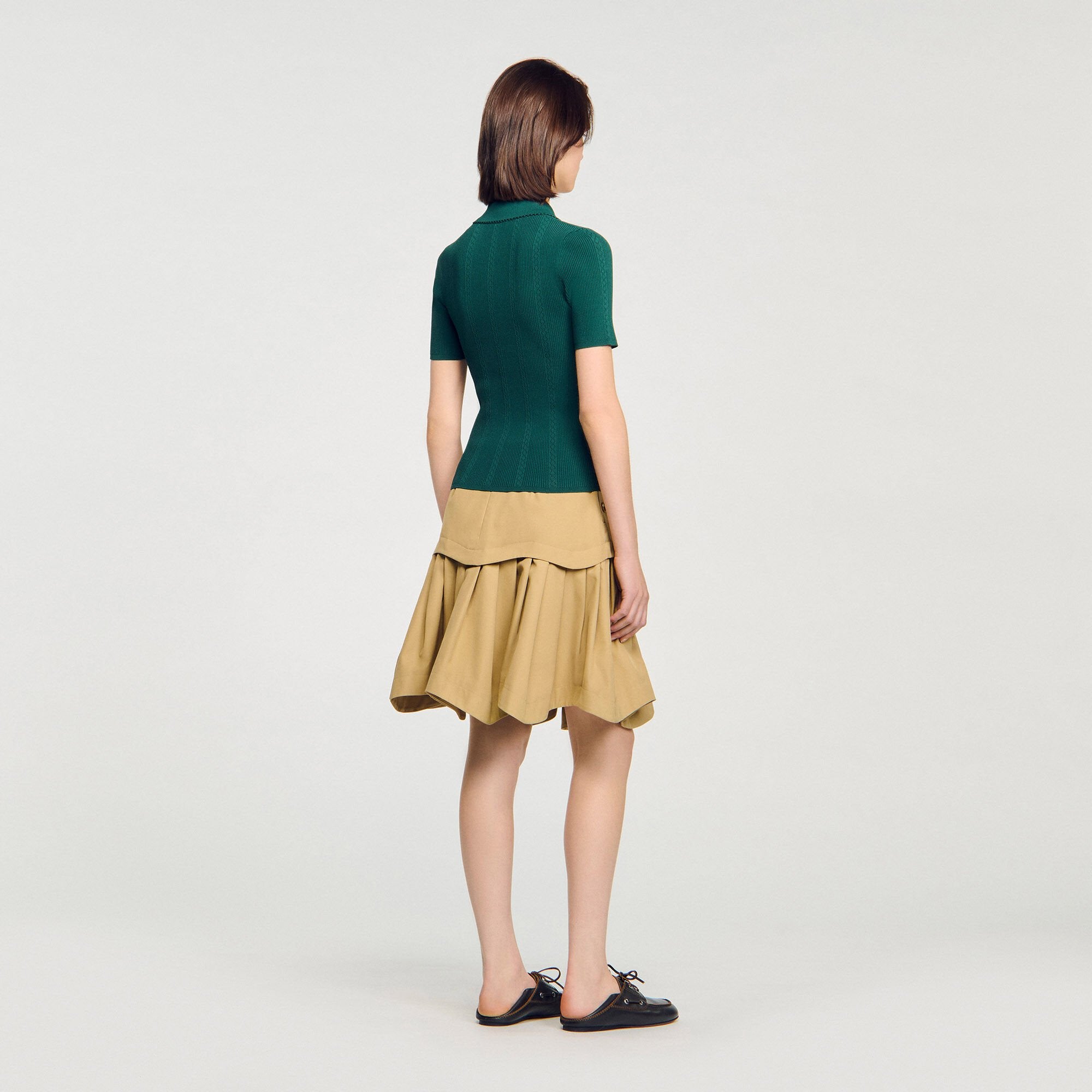 Sandro / Polo sweater Dark Green