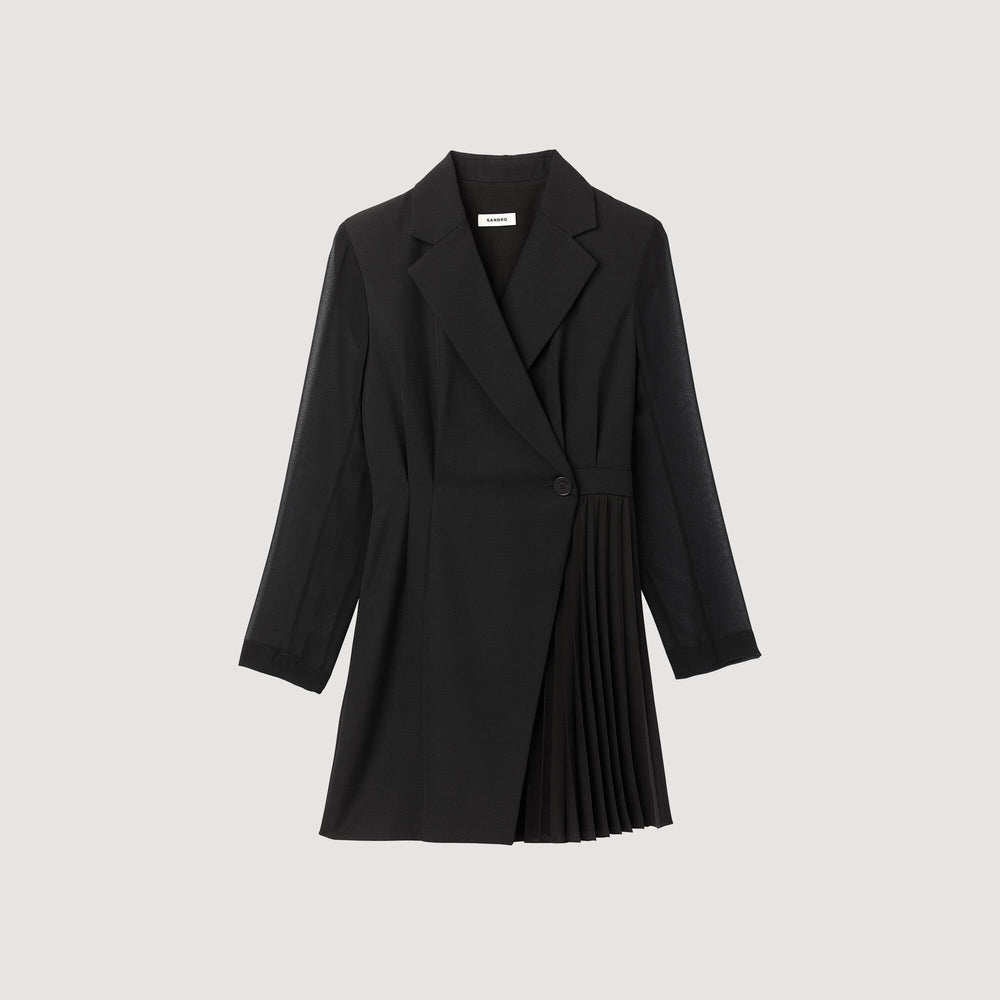 Sandro / Wraparound dress Black