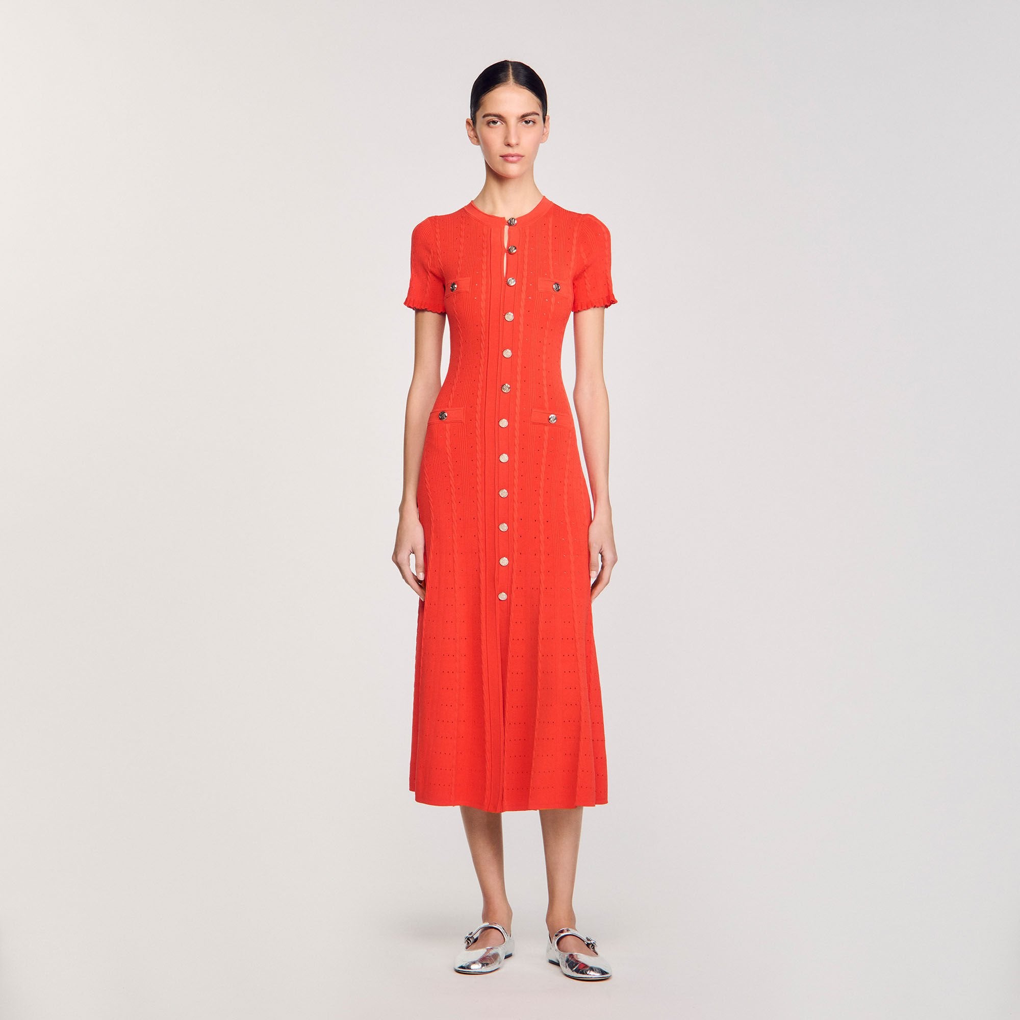 Sandro / Knit maxi dress Poppy
