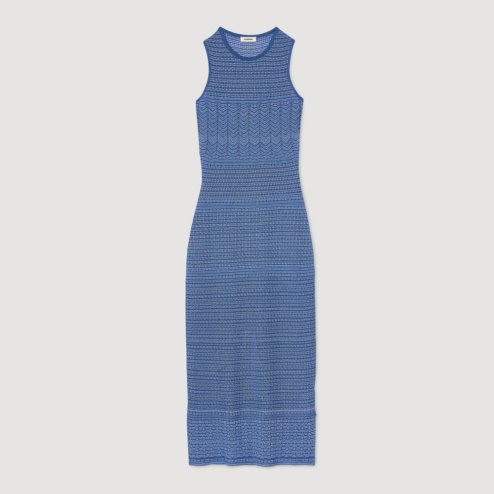 Sandro / Knit midi dress Royal Blue