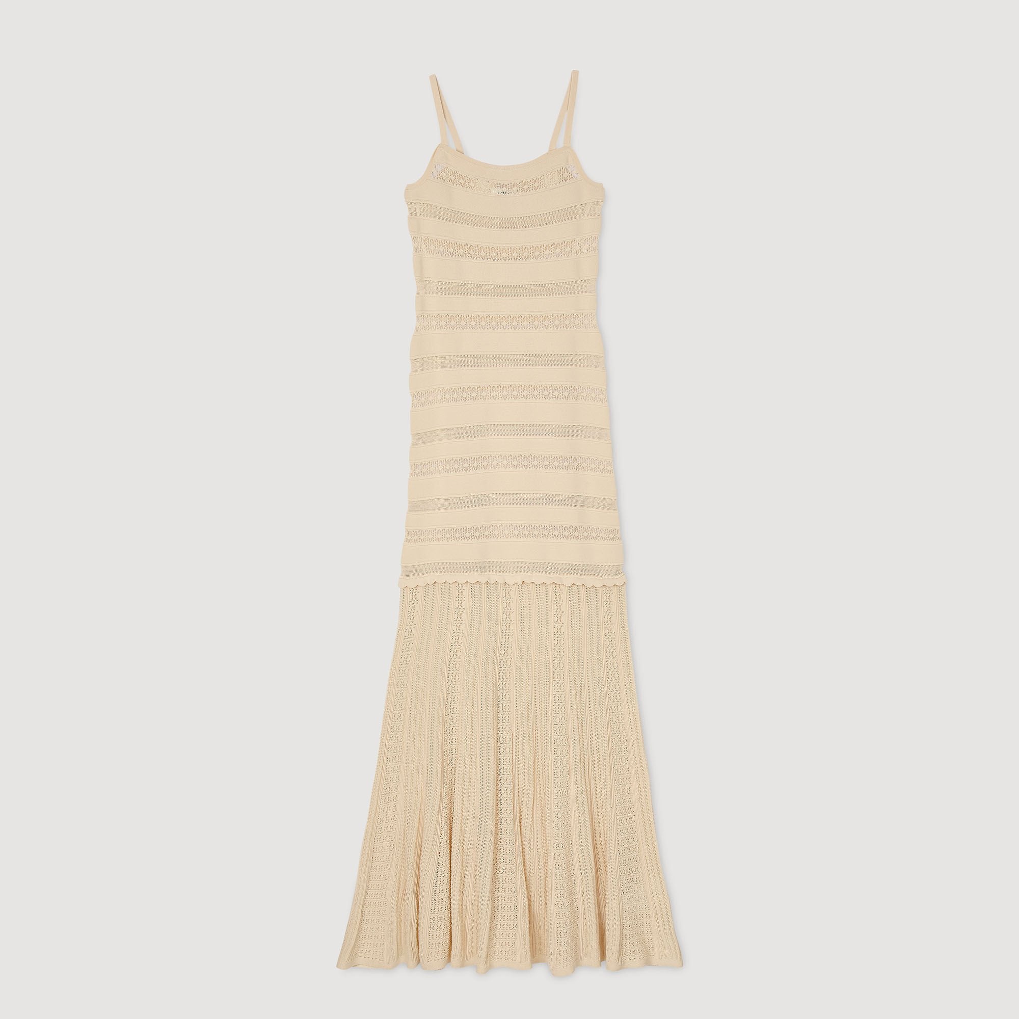 Sandro / Knit maxi dress Vanilla