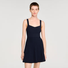 Sandro / Mini knit dress Navy Blue
