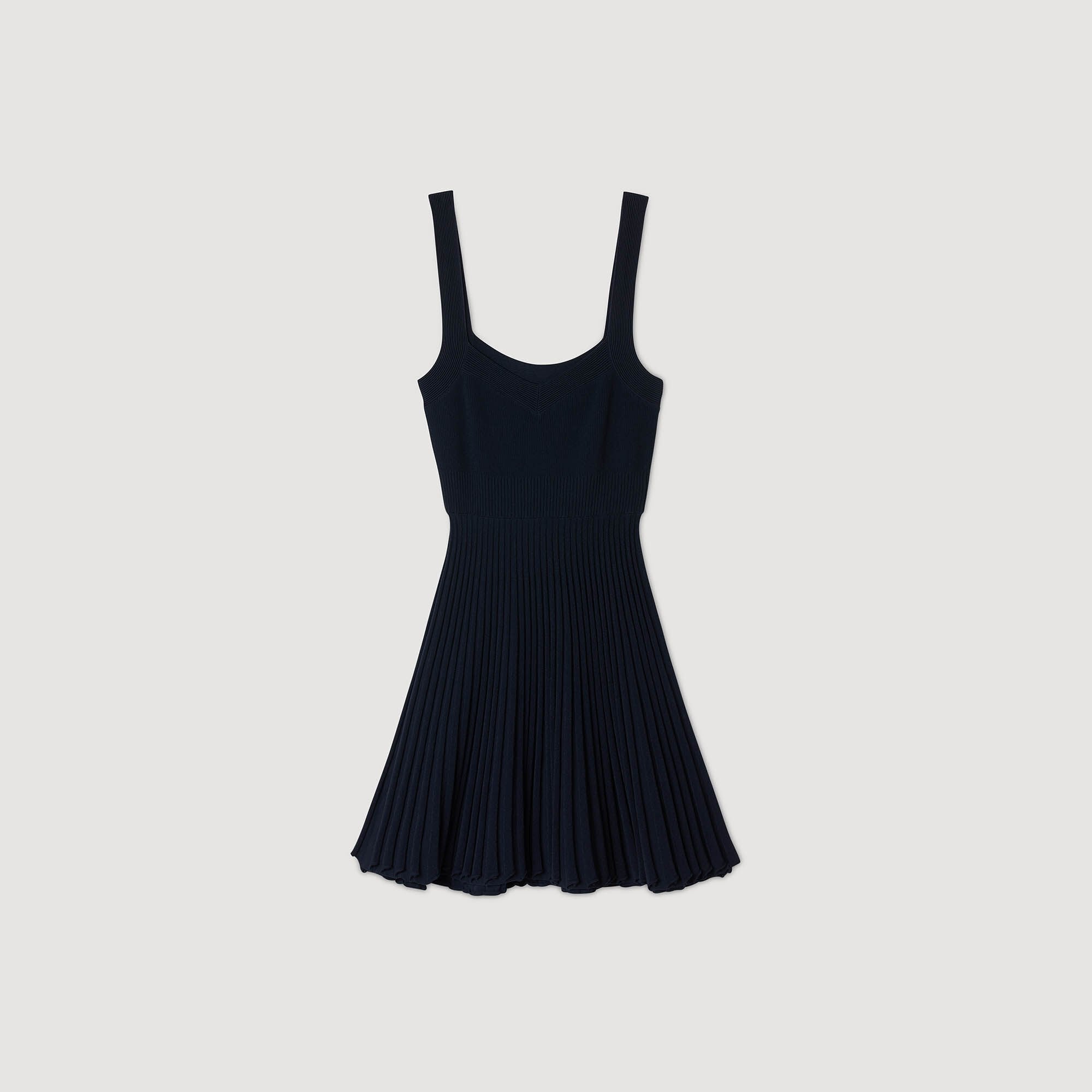 Sandro / Mini knit dress Navy Blue