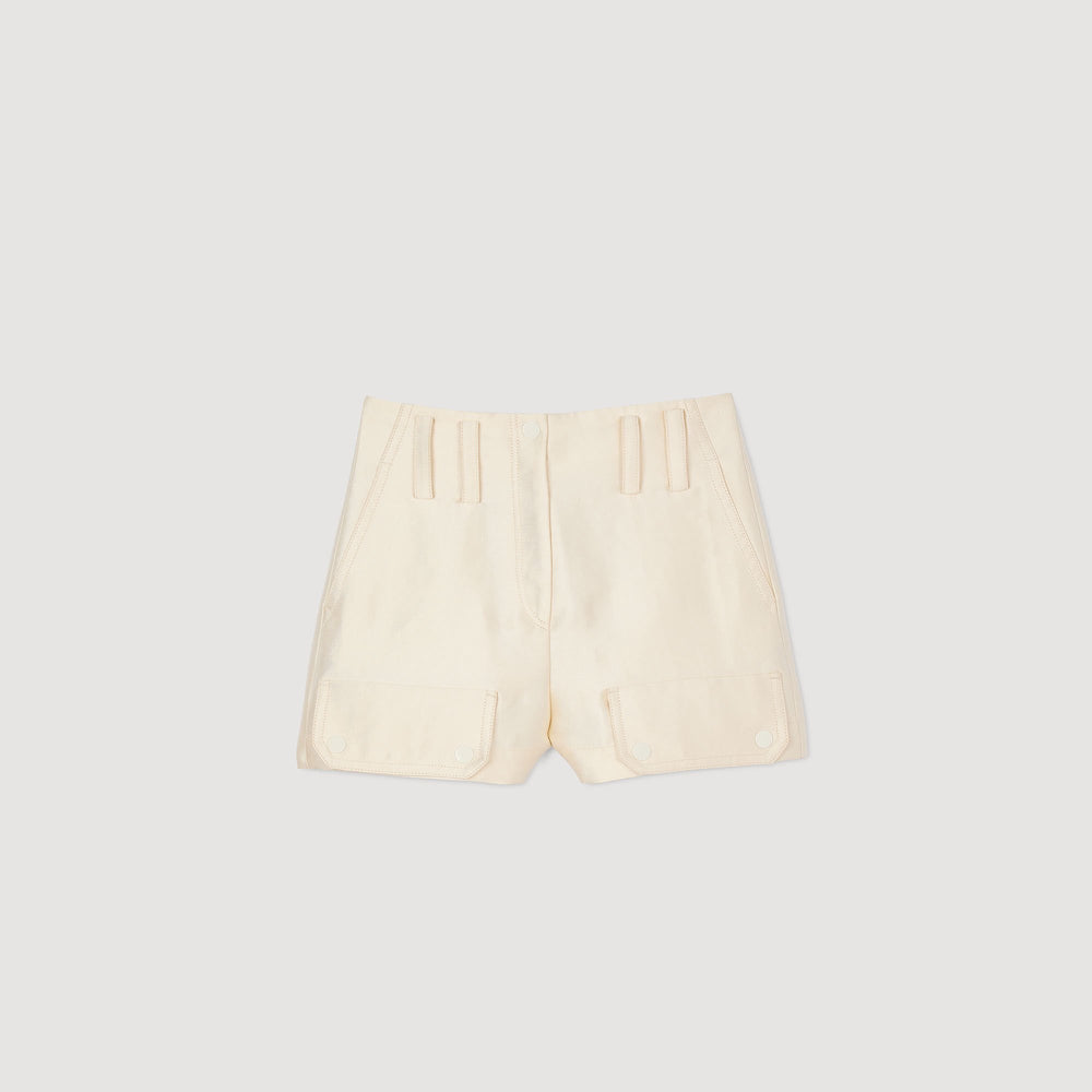 Sandro / Cargo shorts Ecru