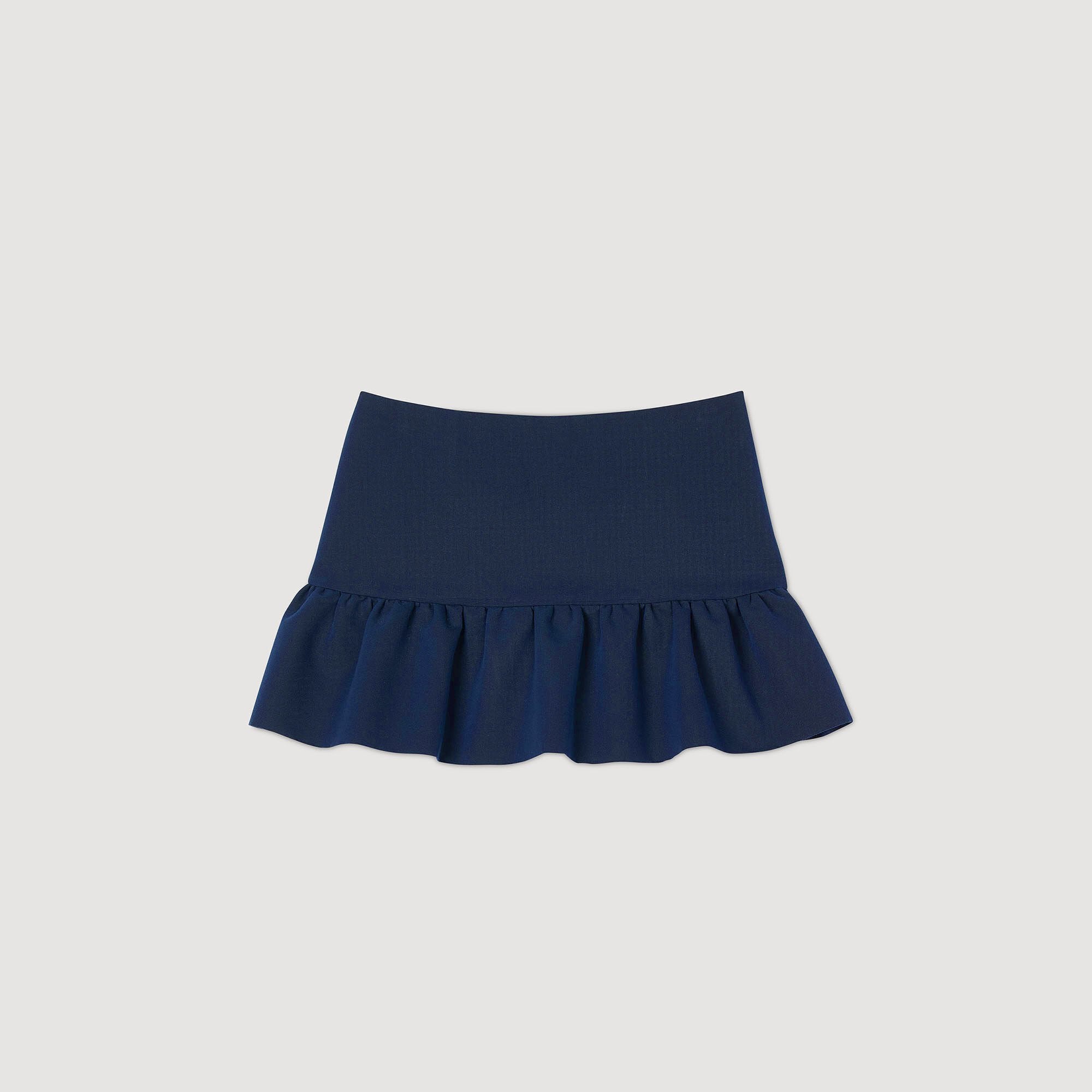 Sandro / Flounced shorts Navy Blue