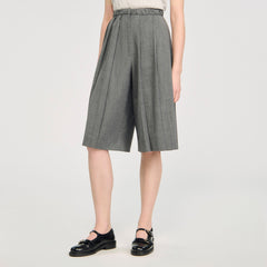 Sandro / Pleated long shorts Grey