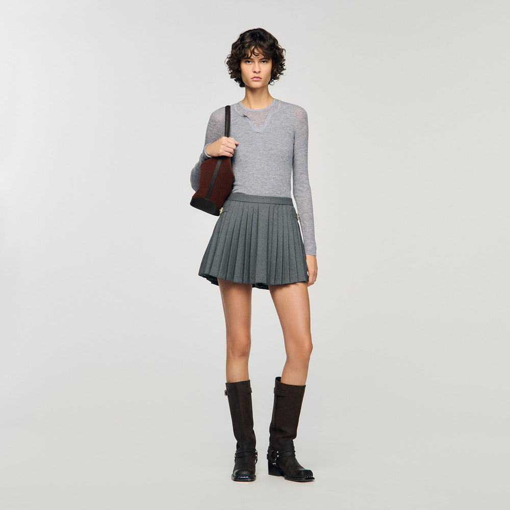 Sandro / Pleated skort Grey