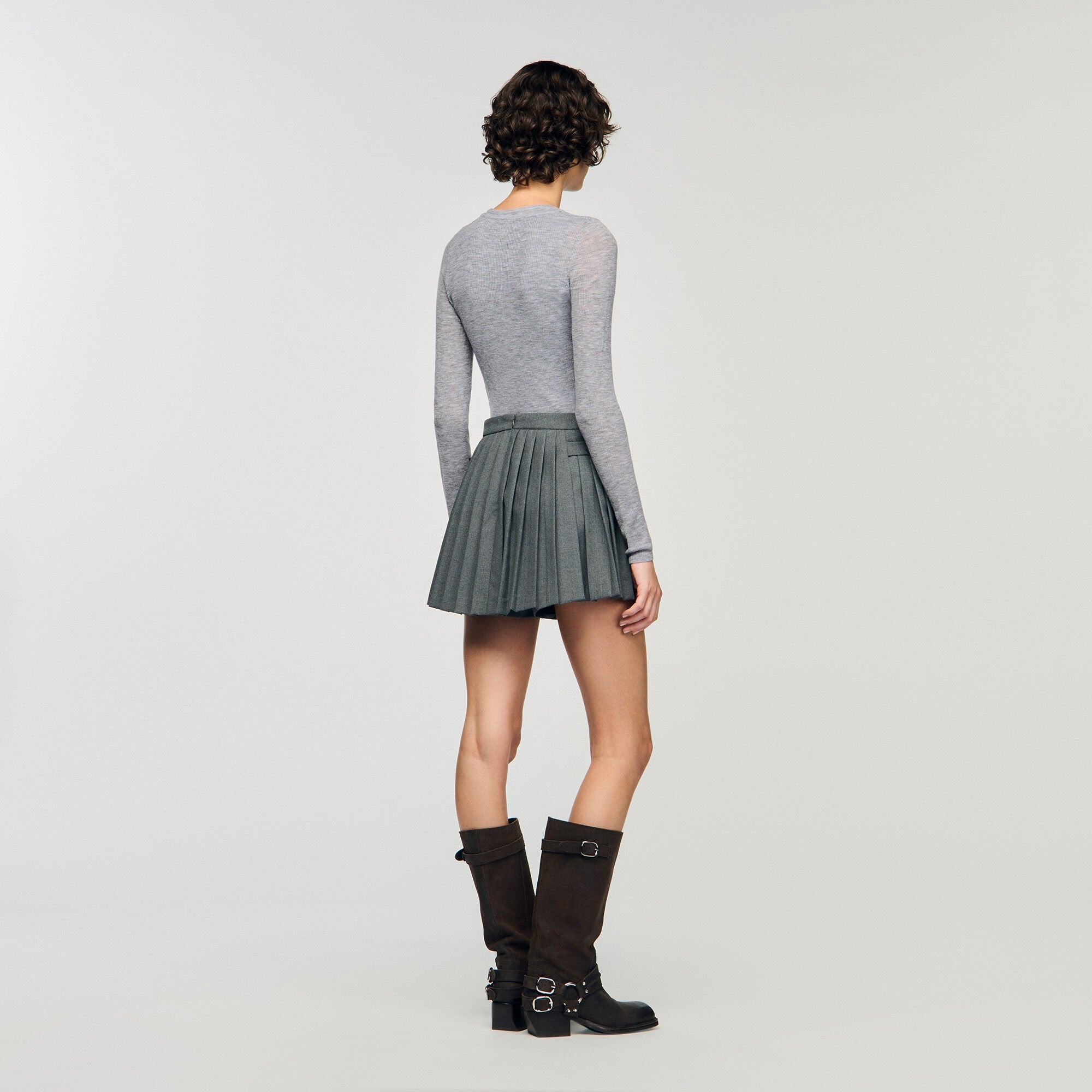 Sandro / Pleated skort Grey