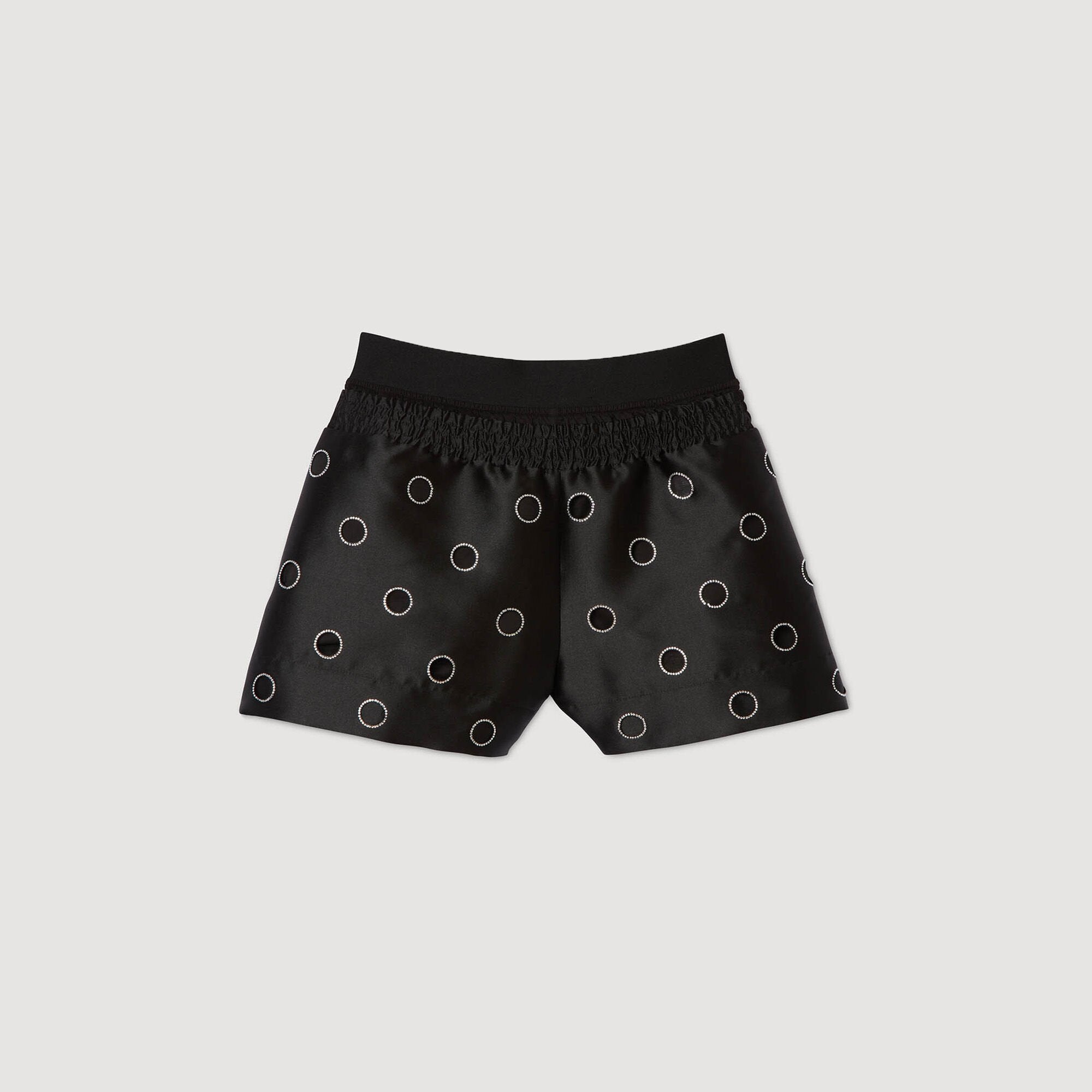 Sandro / Rhinestone shorts Black