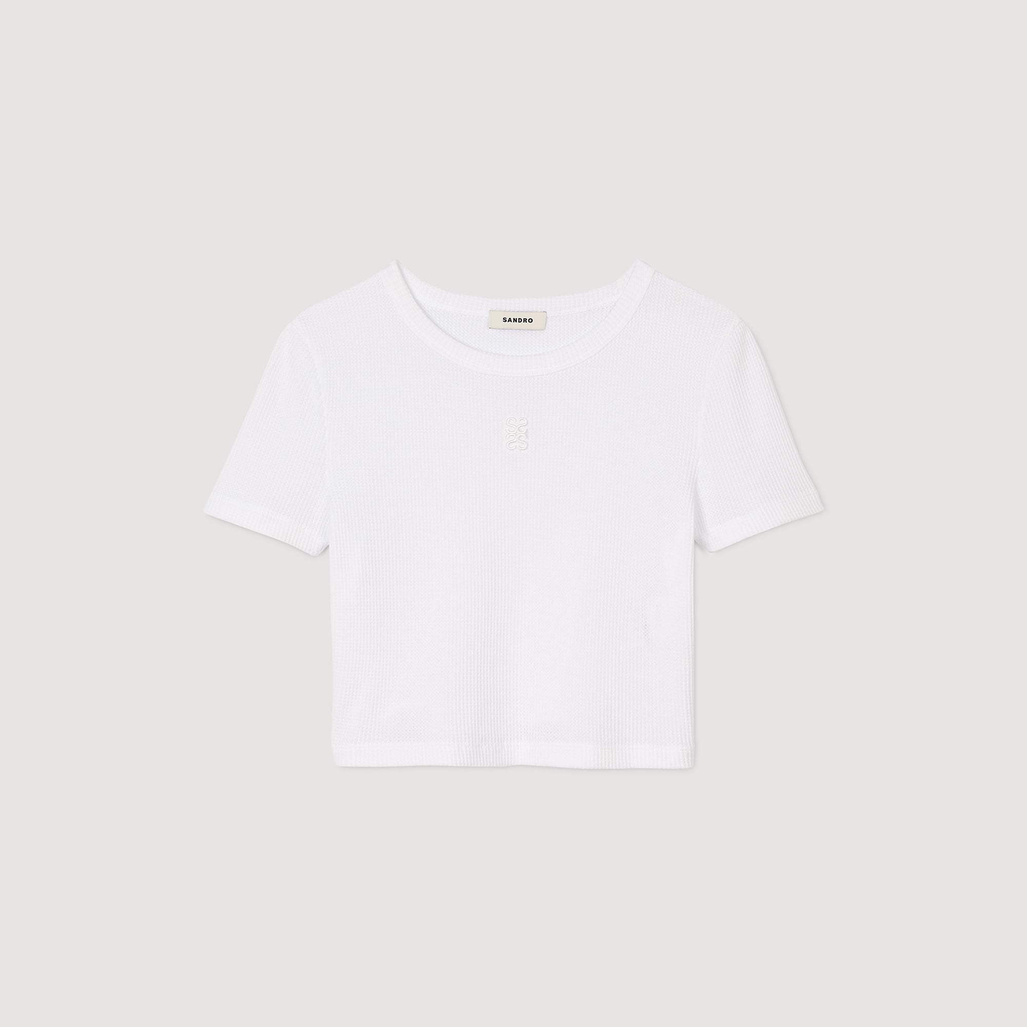 Sandro / Cropped T-shirt White