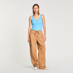 Sandro / Ribbed vest top Blue