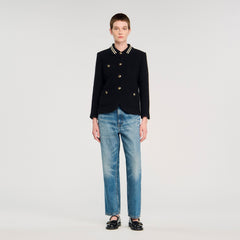 Sandro / Tweed jacket Black