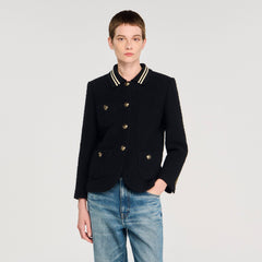 Sandro / Tweed jacket Black