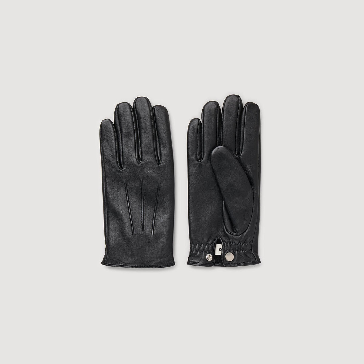 Sandro / Leather gloves Black