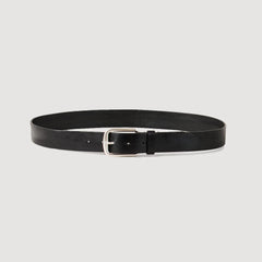 Sandro / Vegetable-tanned leather belt Black