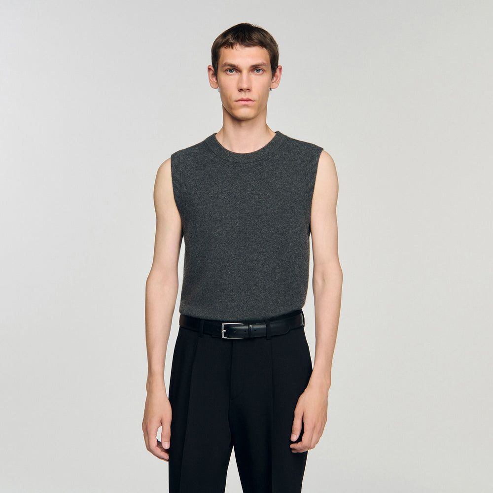Sandro / Leather belt Black