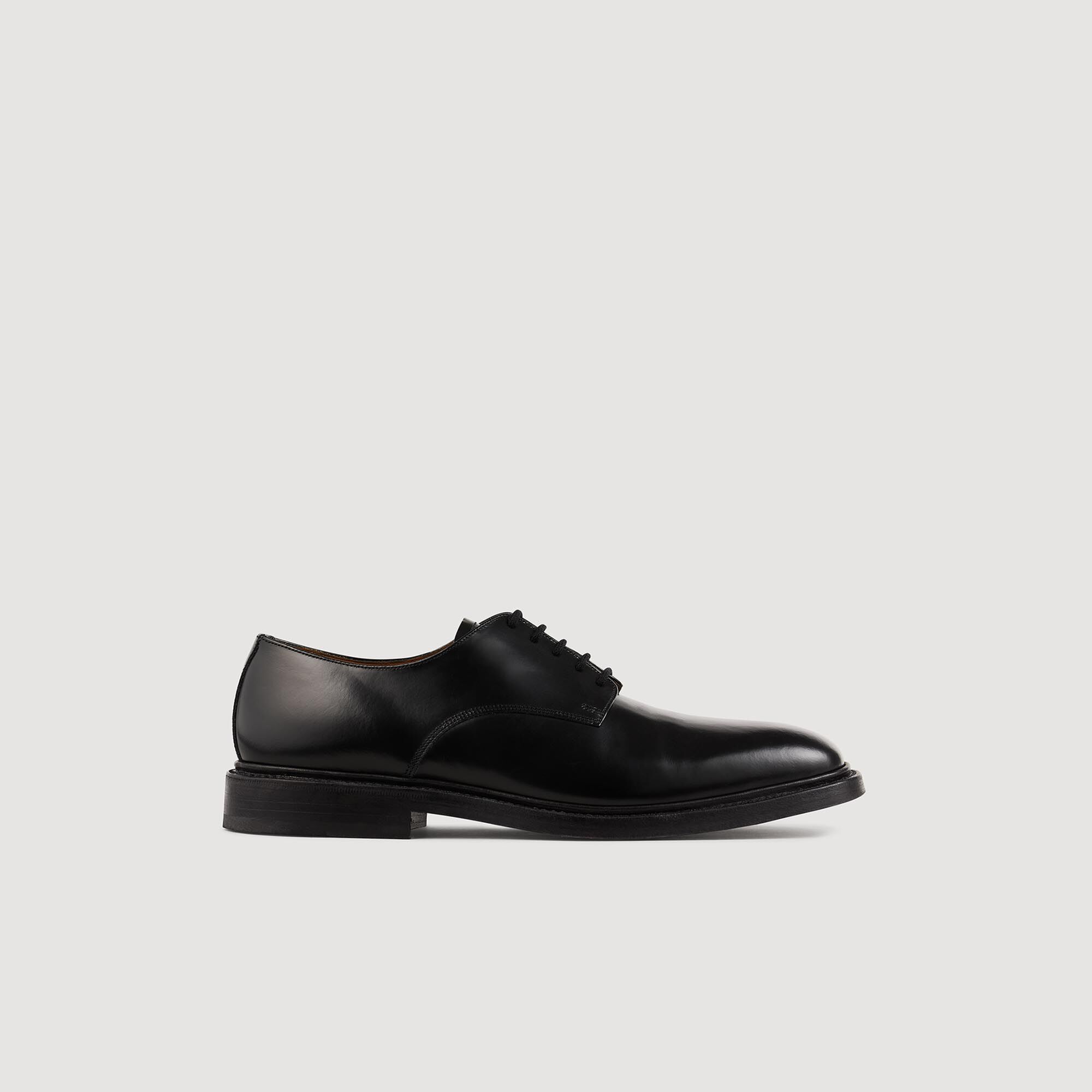 Sandro / Patent leather loafers Black